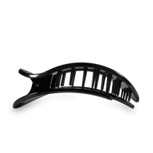 Round Flat Hair Clip  - Jet Black