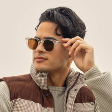 Gram - Crystal Clear Brown / Brown Polarized Lens Sunglasses