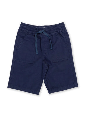 Navy Organic Cotton Yacht Shorts