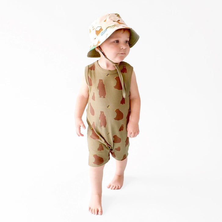 Bears  Organic Tank Romper