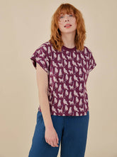 Lounge Cats Caitlin Top - Plum