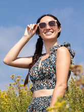 Everly - Crystal Brown / Gold / Gradient Brown Sunglasses