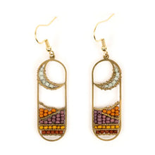 Moon View Fair Trade Beaded Earrings