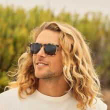 Cail - Matte Ivory Tortoise / Walnut Wood / Smoke Sunglasses