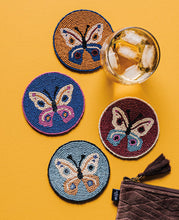 Hand-Beaded Aurora Coasters (Set of 4)