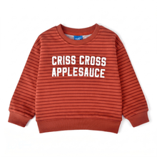 Criss Cross Applesauce Kids Crewneck Sweater