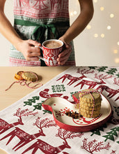 Folk Forest Christmas Bakers Floursack Dishtowels (Set of 3)