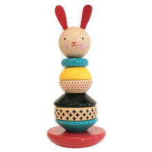 Wooden Rabbit Baby Stacker Toy