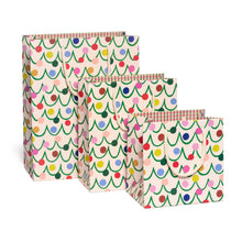 Festive Globes Holiday Gift Bags (Multiple Sizes)