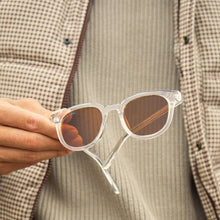 Gram - Crystal Clear Brown / Brown Polarized Lens Sunglasses