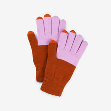 Colorblock Knit Touchscreen Gloves (Multiple Colors)