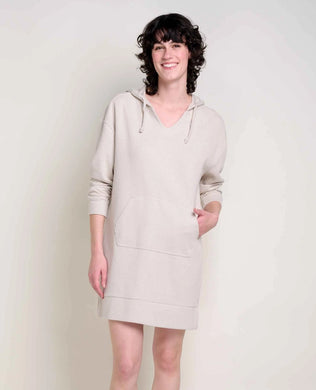 Byrne Hooded Dress - Oatmeail