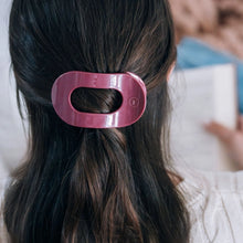 Wild Side Magenta - Flat Round Hair Clip