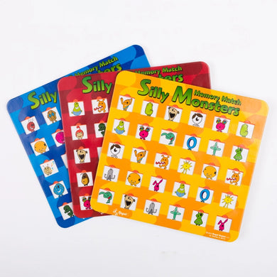 Silly Monster Memory Match Travel Game