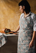 Bouquet Block Print Apron