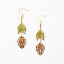 Hanging Tulip Fair Trade Beaded Earrings