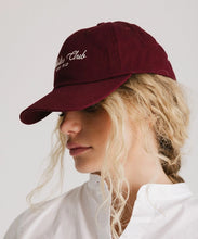 Athletics Club Ball Cap: Burgundy