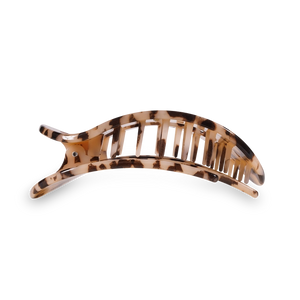 Blonde Tortoise - Flat Round Hair Clip