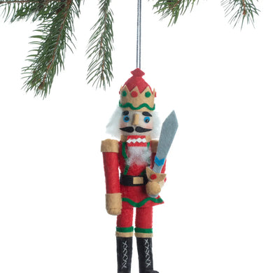 Nutcracker Felt Ornament