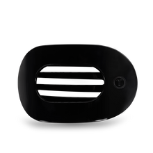 Round Flat Hair Clip  - Jet Black