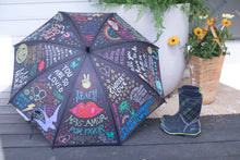 Retractable Umbrella with Sleeve - Joyful Quotes