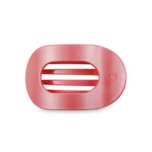Calming Coral- Flat Round Hair Clip