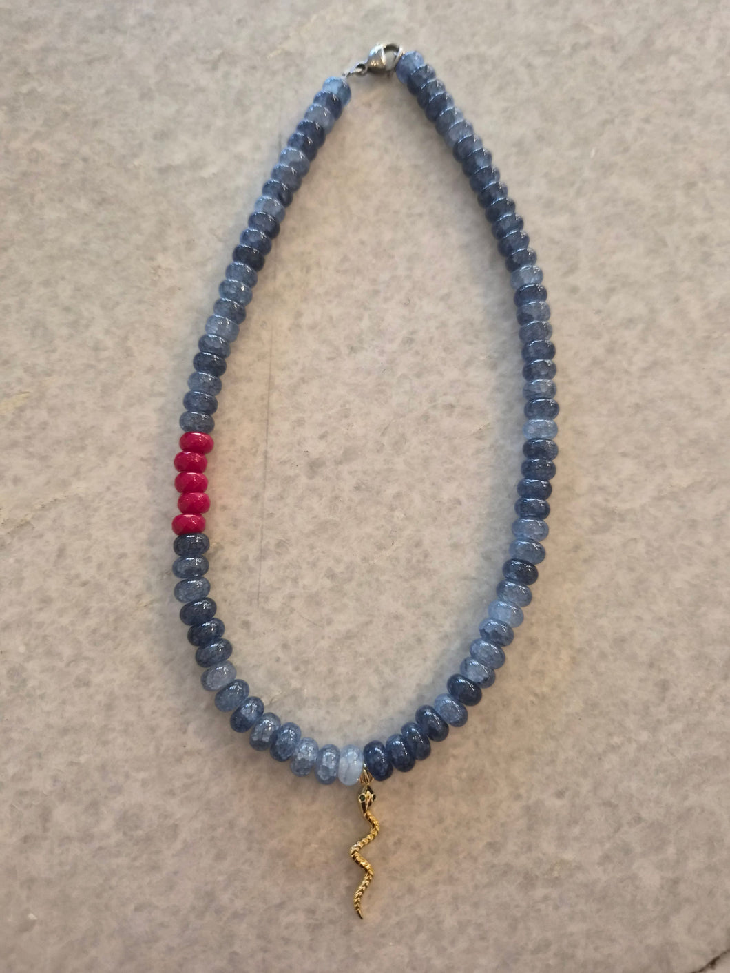 Fire & Ice Serpent Necklace