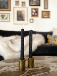 Hand-Rolled Beeswax Taper Candles