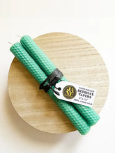 Hand-Rolled Beeswax Taper Candles