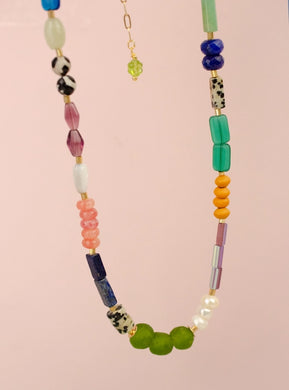 Sierra Colorful Beaded Necklace