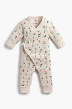 Baby Kimono Tie One-Piece - Fall Flowers