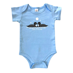 Loon Family Baby Onesie