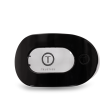 Round Flat Hair Clip  - Jet Black