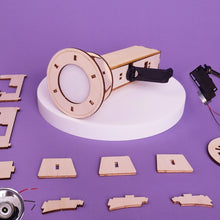 Hand-Crank Flashlight Diy Kit, Educational Stem Toy For Kids