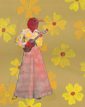 Ukulele Bird Art Print