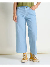 Karuna Cord Wide Leg Pant - Weathered Blue