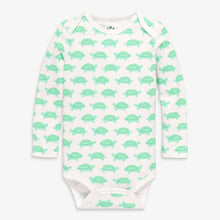 Organic Long Sleeve Babysuit In Animal Friends (Multiple Options)