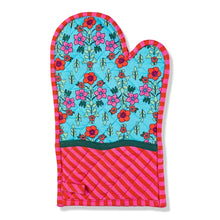 Floral Quilted Oven Mitt & Pot Holders – Bright, Playful Kitchen Essentials