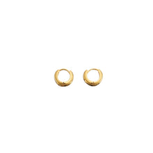 24K Gold Zenith Huggie Hoops