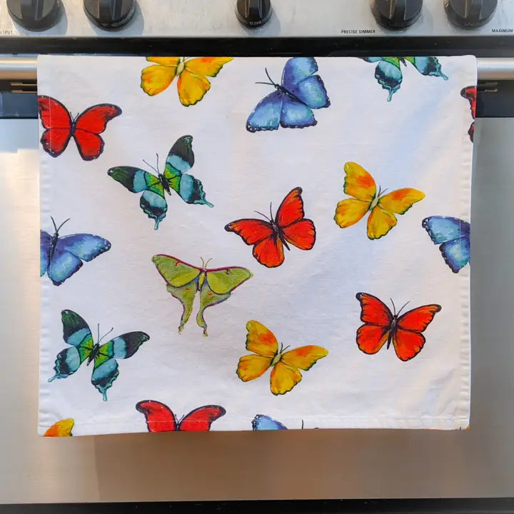 Butterflies Tea Towel