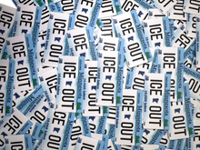 Ice Out Minnesota License Plate Sticker