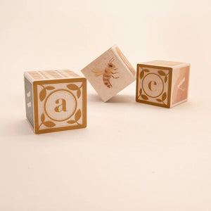 Watercolor Abc Wood Blocks