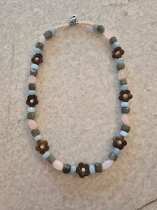 Petal & Stone Necklace