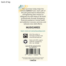 Socks That Support Music (Green Pianos)