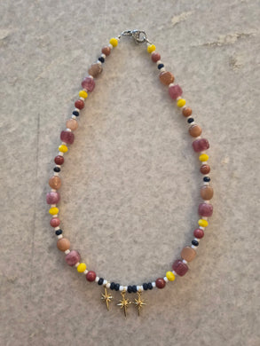 Pink Stardust Necklace