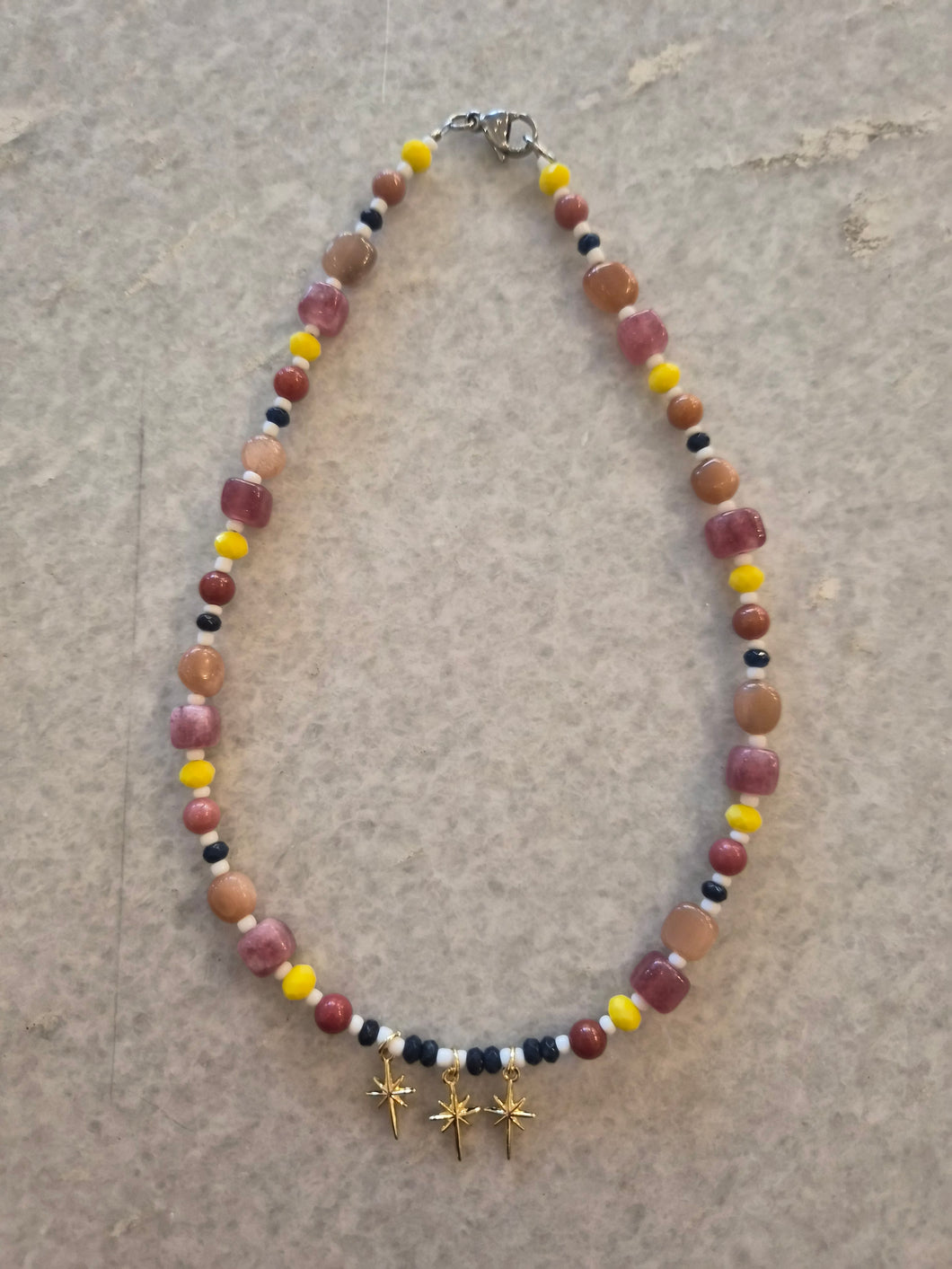 Pink Stardust Necklace