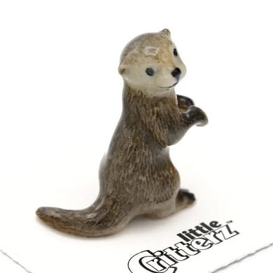 Asian Otter Porcelain Miniature
