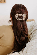 Blonde Tortoise - Flat Round Hair Clip