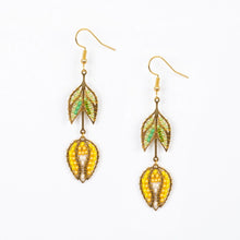 Hanging Tulip Fair Trade Beaded Earrings