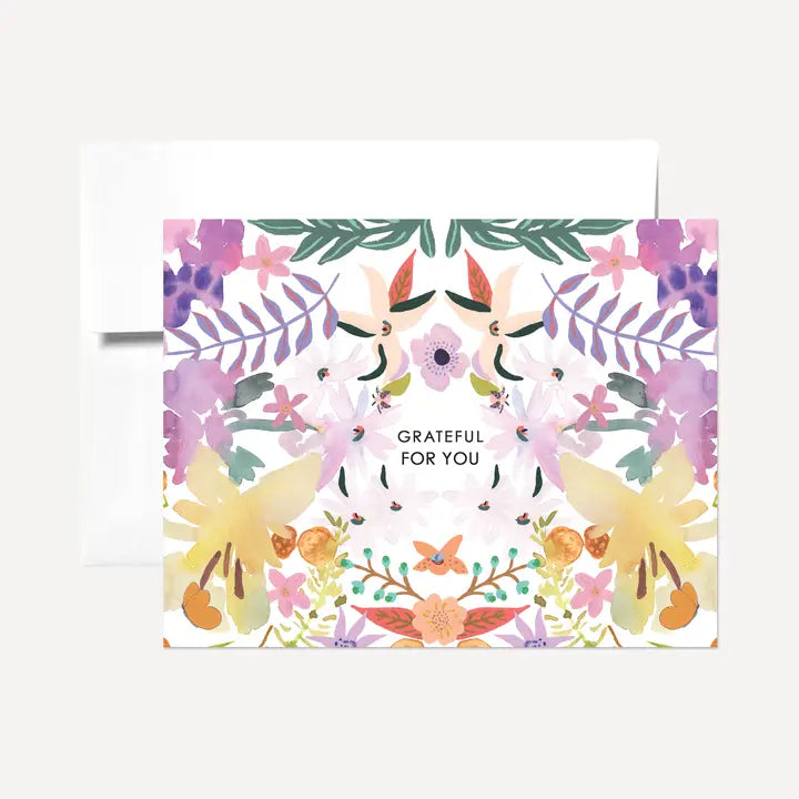 Grateful For You Thank You Greeting Card
